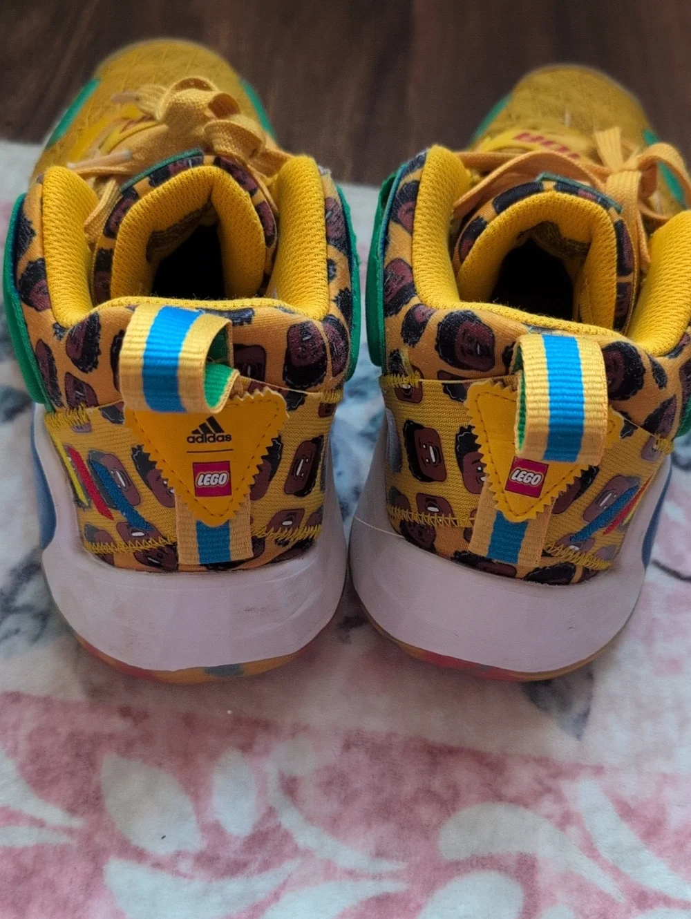 adidas Lego Spida Yellow Multicolor Athletic Sneakers